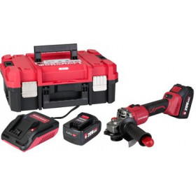 Set Worcraft XCUBE003 ShareSYS Toolbox, uhlová brúska CAG-S20LiBS 125 mm, 2x 4.0 Ah akumulátor, 1x nabíjačka