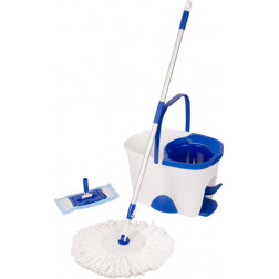 Súprava upratovacia Neco TORNADO Spin Mop, rotačný mop na podlahy + vedro 18 lit., Microfibre, PP, ABS