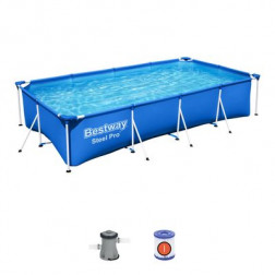 Bazén Bestway® Steel Pro™, 56424, kartušová filtrácia, 400x210x81 cm